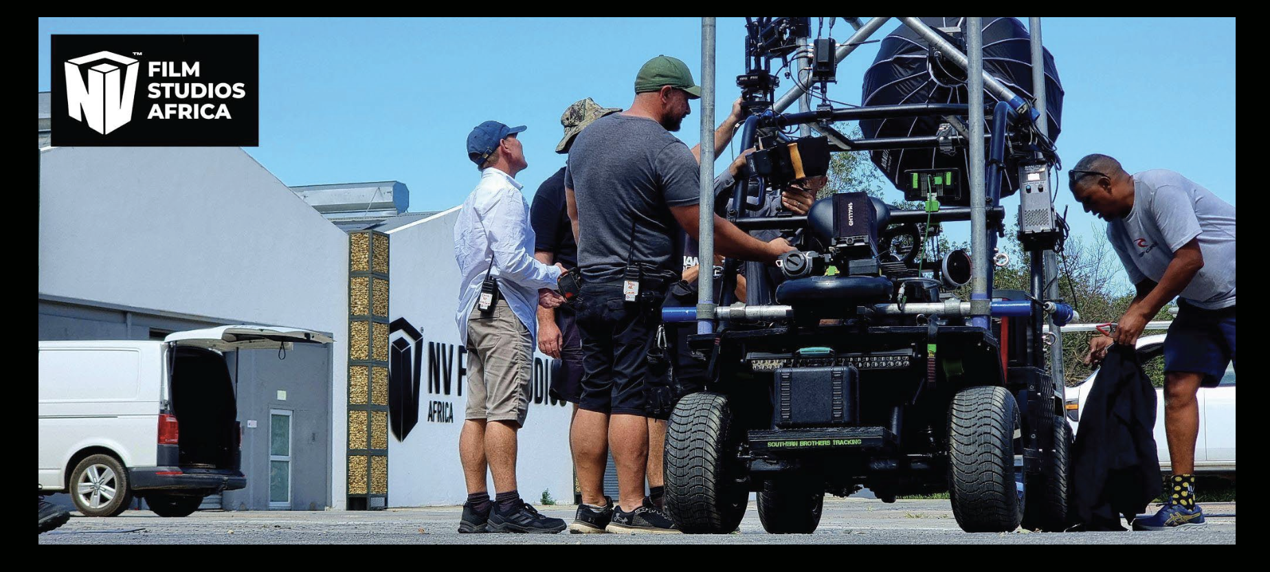 Camera rig setup, NV Film Studios Africa